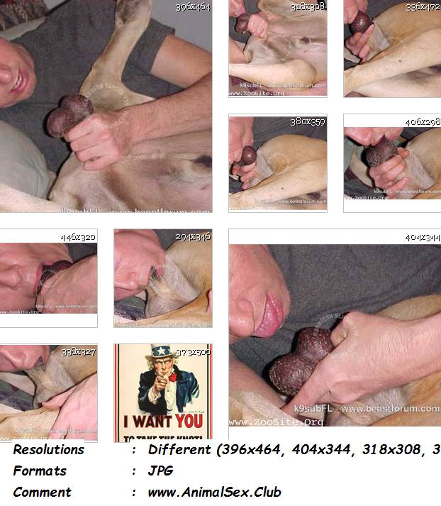 0341 ManZFoto Guy With Male K9 3   18 Pics - Guy With Male K9 3 - 18 Pics - Male Zoophilia Pictures
