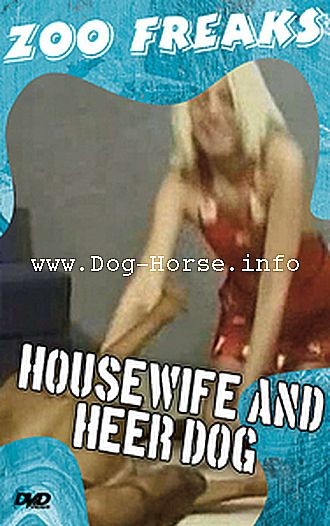 644 Z0OF ZOO FREAKS   HOUSEWIFE AND HER DOG - ZOO FREAKS - HOUSEWIFE AND HER DOG