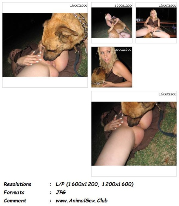 075 ZF Hot Blonde   Pretty Beauty Love Dog   5 ZooSex Pics - Hot Blonde - Pretty Beauty Love Dog - 5 ZooSex Pics - Girls Animal Porn Photos