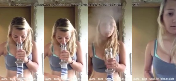 0828 TTN TikTok Teen Girl Mostra Os Peitos Fumando Maconha - TikTok Teen Girl Mostra Os Peitos Fumando Maconha / by TikTokTube.Online