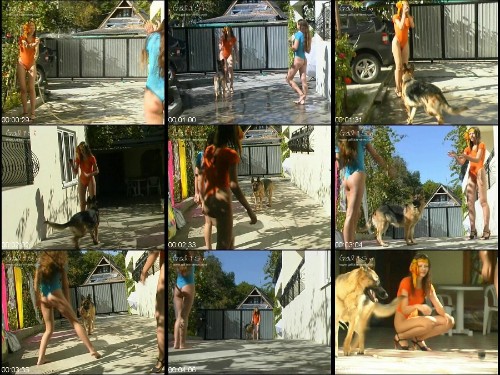 0078 GalitsinTeens Dog Fun   Lina and Valentina 1 - Dog Fun - Lina and Valentina - Russian Teen Girls
