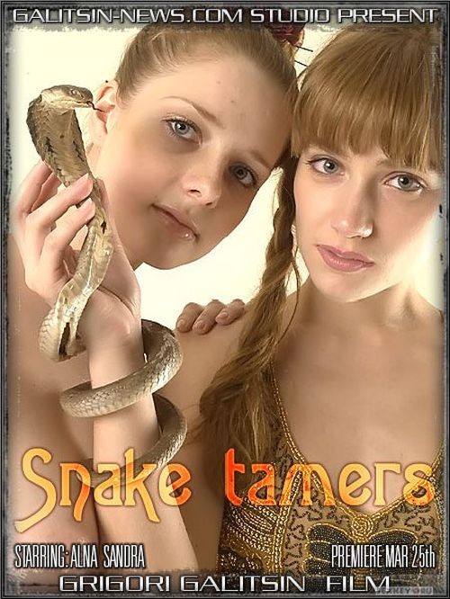0189 GalitsinTeens Snake Tamers   Alina and Sandra - Snake Tamers - Alina and Sandra - Russian Teen Girls