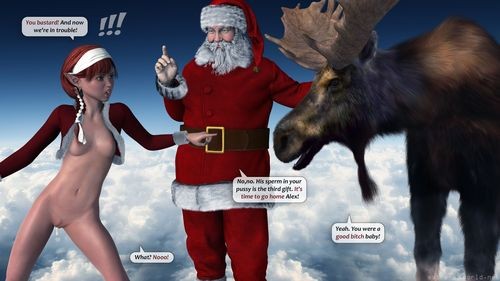 227 CH A Magical Christmas - A Magical Christmas - 76 Images of Animal Sex Comics / Hentai