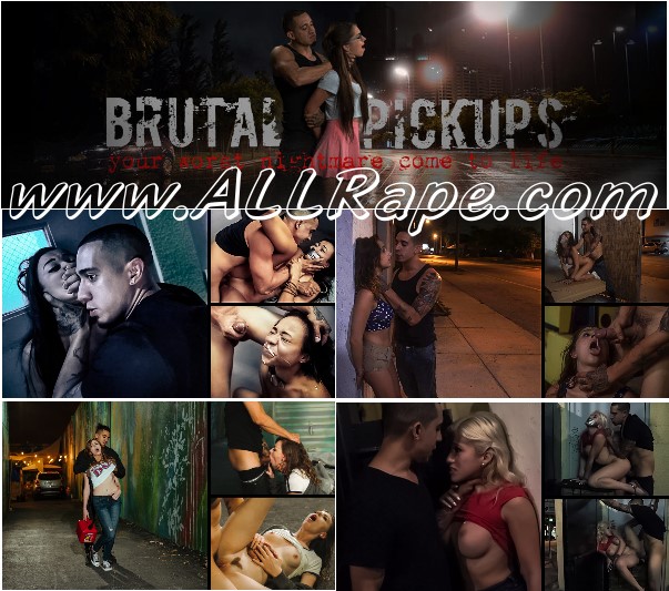 BrutalPickups - BrutalPickups.com - Rough outdoors sex on dirty city streets with beautiful girls