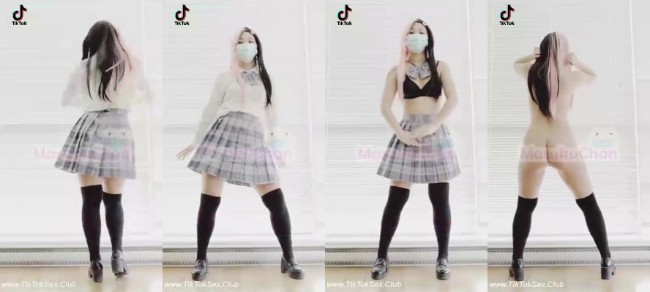 1016 TTnN Cute School Uniform Girl Forbidden TikTok Dancing Mememe Song And Turning Naked - Cute School Uniform Girl Forbidden TikTok Dancing Mememe Song And Turning Naked [720p / 29.64 MB]