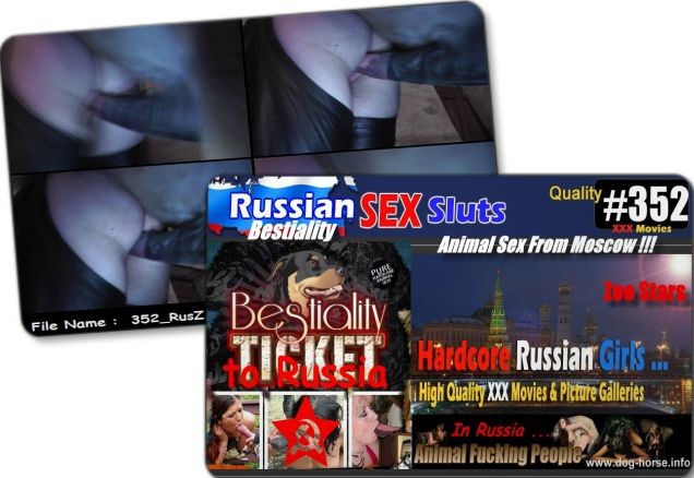 352 RusZ - 352 RusZ - Russian Bestiality porn