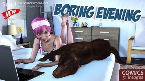 261 CH Boring Evening - Boring Evening - 52 Images of Animal Sex Comics / Hentai