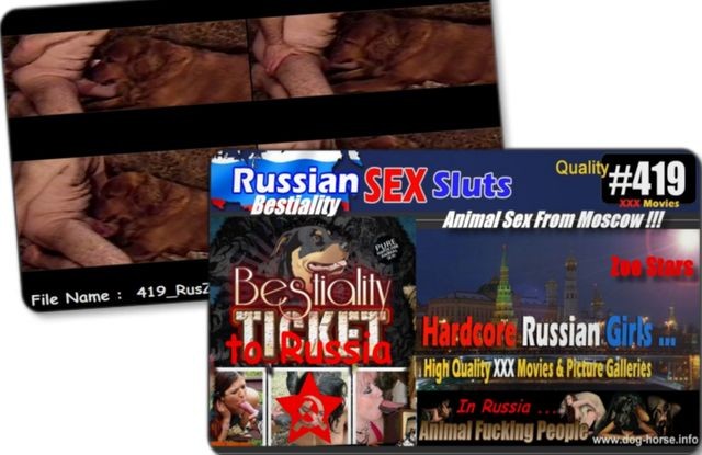 419 RusZ - 419 RusZ - Russian Bestiality porn