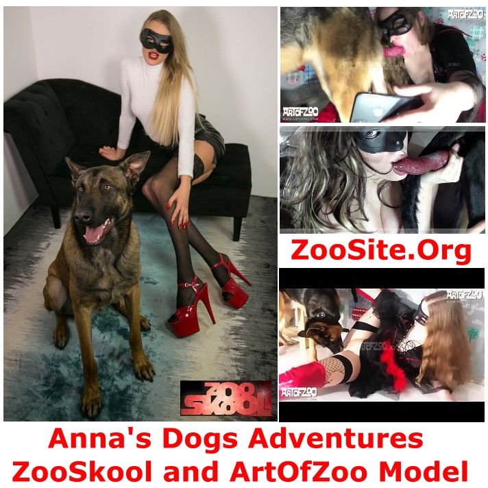 Anna - ANNA's DOG SEX - Zooskool.Name and ArtOfZoo.Biz Bestiality PornStar