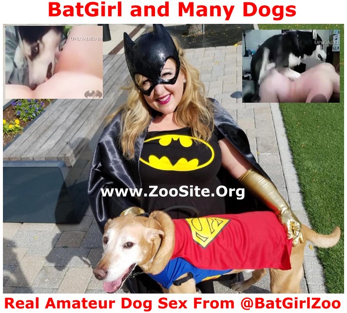 Batgirl - BATGIRL ARCHIVE - Real Amateur Dog Porn From Real Life