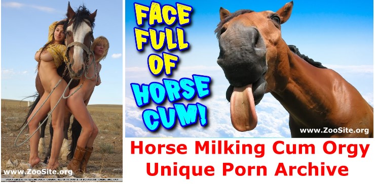 Hormilk - HORSE MILKING - Horse Porn Cum Orgy